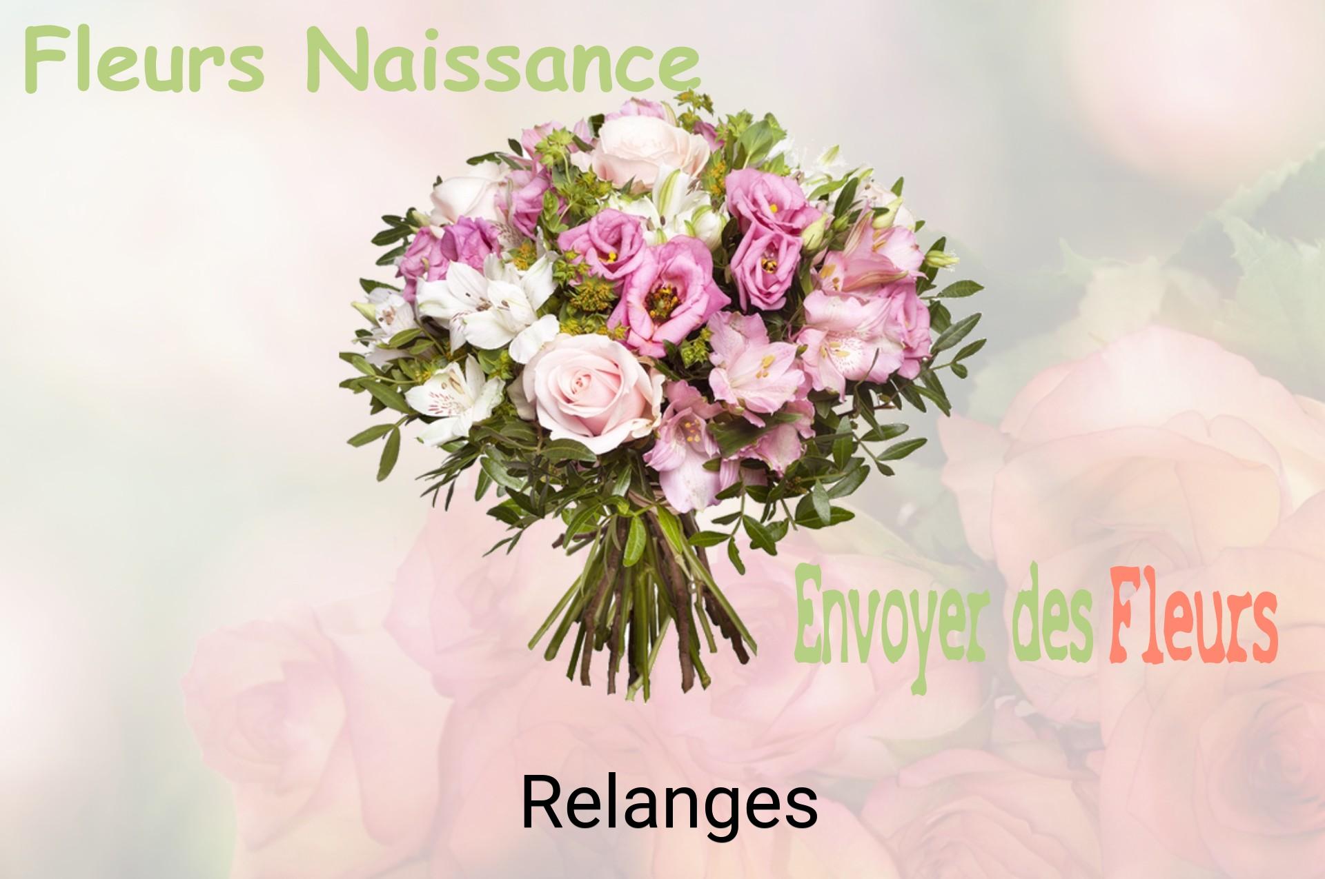 Bouquet de fleurs de naissance livré à Relanges